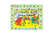 Zabawki dla niemowlat - Barbo Toys Pippi - Framed Cardboard Puzzle - Thingfinder - 8653