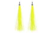 Przebranie karnawalowe - Boland - Earrings Festival Neon Yellow 20cm - 64431