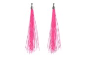 Przebranie karnawalowe - Boland - Earrings Festival Neon Pink 20cm - 64430