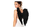 Przebranie karnawalowe - Boland - Angel Wings Foldable Black 50 x 50 cm - 52821