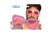 Przebranie karnawalowe - Boland - Party Glasses Bling Bling Hot Pink - 02632