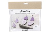 Artykuly Artystyczne & Rzemieslnicze - Creativ Company - Mini Hobbyset Jewelry Earrings Purple - 977676