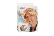 Przebranie karnawalowe - Boland - Blonde Wig with Mustache - 86336