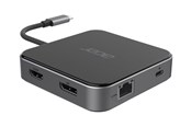 Stacja dokujaca - Acer 7-In-1 - docking station - USB-C - HDMI DP - 10Mb LAN - HP.DSCAB.013