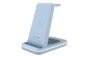 Telefon - Adapter i Ładowarka - Canyon WS-304 wireless charging stand - 3-in-1 - 15 Watt - CNS-WCS304BL