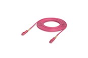 Kabel sieciowy - Ubiquiti UniFi OM4 Duplex LC UPC Fiber Patch Cable 10m - Różowy - 10m - UACC-OFC-M2-LULU-10M