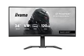 Monitor - 34" iiyama GCB3482WQSU-B1 - 3440x1440 - 120Hz - VA - GCB3482WQSU-B1