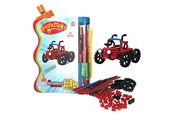 Klocki konstrukcyjne - Clics - Spaghetteez Wiggly Roadsters Flexible Building Rods 46pcs. - 102005-8