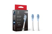 Szczoteczka elektryczna do zebów - Oclean Akcesoria Brush Head Ultra Clean 2 Pack White - C04000378