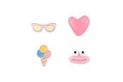 Telefon - Inne akcesoria - ONSALA Charms Pimp Your Phone Metal and Plastic 4pcs - 577220