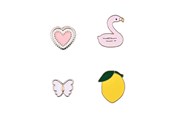 Telefon - Inne akcesoria - ONSALA Charms Pimp Your Phone Metal and Plastic 4pcs - 577221