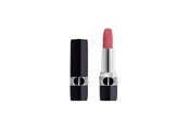 Makijaz - Christian Dior Rouge, Satin Matte, Cream Lipstick, 757, Pink Paw, 3.5 g - 3348901647823