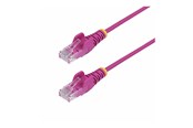Kabel sieciowy - StarTech.com 5m Pink Slim CAT6 Ethernet Cable Snagless 28AWG LSZH - patch cable - 5 m - pink - Różowy - 5m - N6PAT5MPKS