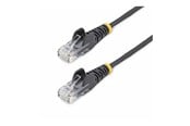 Kabel sieciowy - StarTech.com 10m Black Slim CAT6 Ethernet Cable Snagless 28AWG LSZH - patch cable - 10 m - black - Czarny - 10m - N6PAT10MBKS