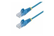 Kabel sieciowy - StarTech.com 10m Blue Slim CAT6 Ethernet Cable Snagless 28AWG LSZH - patch cable - 10 m - blue - Niebieski - 10m - N6PAT10MBLS