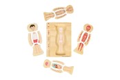 Zabawki dla niemowlat - Bigjigs Wooden Anatomy Puzzle - Boy 26pcs. - 37021