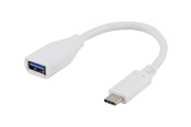Kabel USB - Deltaco USBC-1205 - USB-C adapter - USB Type A to 24 pin USB-C - 15 cm - USBC-1205