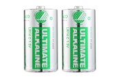 Bateria - Deltaco Ultimate battery - Nordic Swan ecolabelled - 2 x LR14 / C type - Alkaline - ULT-LR14-2P