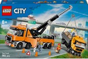 LEGO® - LEGO City 60467 Wóz holowniczy z dźwigiem - 60467