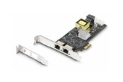 Adapter Sieciowy  (karta sieciowa, serwer druku, itp.) - StarTech.com 2-Port 2.5Gbps PoE Network Card Intel I225-V 802.3af/at - network adapter - PCIe 2.0 x2 - 10M/100M/1G/2.5 Gigabit Ethernet x 2 - PR22GIP-NETWORK-CARD