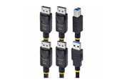 Kabel KVM - StarTech.com 6ft (1.8m) Dual-DisplayPort and USB 5Gbps KVM Cable - keyboard / video / mouse (KVM) cable - 1.83 m - DDU1226-KVM-CABLE