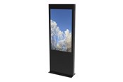 Uchwyty ścienne, uchwyty AV i meble AV - HI-ND Single Totem Exclusive stand - portrait - for flat panel - black - Max - recommended for 75" - ST7500-5001-02