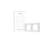Inteligentny dom - Aqara Switch Frame H2 EU White (2-gang) - AQA_FE-X01D