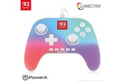 Akcesoria dla graczy - PowerA Advantage Wired Controller for Nintendo Switch 2 with Lumectra - White - NSGP0524-01