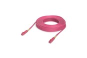 Kabel sieciowy - Ubiquiti UniFi OM4 Duplex LC UPC Fiber Patch Cable 30m - Różowy - 30m - UACC-OFC-M2-LULU-30M