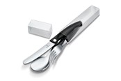 Przybory kuchenne - Victorinox Classic Paring Knife Fork and Spoon Set (Black) - V-6.71 92.F3