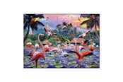 Puzzle - Ravensburger Jigsaw puzzle Pink Flamingos 1000 pcs. Podłoga - 120005742