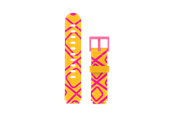 Smartwatch - akcesoria - Xplora XGO3 Strap - Yellow Giraffe - XGO3-STR-RP-GRAFF