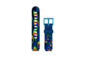 Smartwatch - akcesoria - Xplora XGO3 Strap - Blue Peacock - XGO3-STR-RP-PEACO