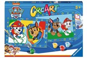 Kreatywne gry - Ravensburger CreArt Paint by Numbers - PAW Patrol - 235537