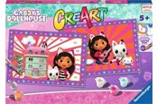 Kreatywne gry - Ravensburger CreArt Paint by Numbers - Gabby's Dollhouse - 237159