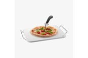 Przybory kuchenne - GEFU Zestaw do pizzy, kamień do pizzy/łopatka/nożyk DARIOSO - G89534