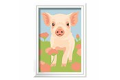 Kreatywne gry - Ravensburger CreArt Paint by Numbers - Pig - 23970 2