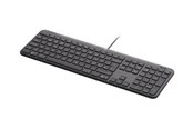Klawiatura - Logitech Signature Slim Wired K620 for Business - Klawiatury - Danish/Norwegian/Swedish/Finnish - Szary - 920-013331
