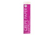 Artykuly Artystyczne & Rzemieslnicze - Globos - Metallic Crepe Paper Pink 50x150cm - 6364