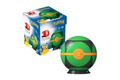 Puzzle - Ravensburger 3D Puzzle Ball Pokémon Pokéball Green 54pcs. Puzzle 3D - 116263