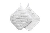 Materialy hobbystyczne - Creativ Company - Potholders White 20x20cm 1 Pair - 444600