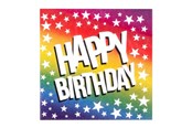 Zabawki - Boland - Paper Napkins Happy Birthday 20 pcs. - 30303