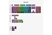 Klawiatura - Glorious Aura V3 Keycaps Black - Nordic ISO - (131 keys) - GLO-KB-ACC-KC-GPBT-AURA-BLK-ND