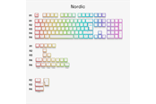 Klawiatura - Glorious Aura V3 Keycaps White - Nordic ISO - (13 - Akcesoria do przełączników - GLO-KB-ACC-KC-GPBT-AURA-WHT-ND