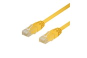 Kabel sieciowy - Deltaco LAN CAT 6 - UTP - Żółty - 1meter - TP-611GL