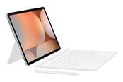 Klawiatura - Samsung Galaxy Tab S10+ / Tab S9 FE+ / Tab S9+ - Book Cover Keyboard - White (English) - Etui z klawiaturą - Biały - EF-DX825UWEGWW