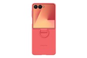 Telefon - Pokrowiec i etui - Samsung Galaxy Z Flip7 - Ring Case (Silicone) - Red - EF-PF766TREGWW