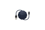 Kabel USB - Usbepower COSMO Lightning - 1.2m Lightning cable with case - Navy - COSMO_L_N