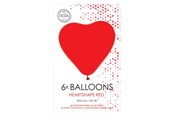 Zabawki - Globos - Balloons Heart Balloons Red 30cm 6pcs. - 1121901
