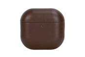 Telefon - Inne akcesoria - Mobile Origin Leather Case brown - AirPods 4 *DEMO* - LC-AP-BRW-01